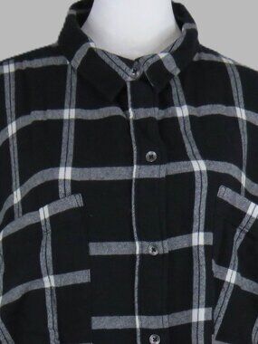 NWT SO Men's Flannel Long-Sleeve Button-Up Oversized Shirt Size 2X (C1935)